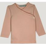 Rosa Unifarbene Lana Naturalwear Bio Nachhaltige Kinderwickelshirt aus Baumwolle Größe 56 