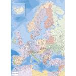 Bunte empireposter Europakarten 