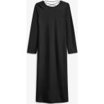 Schwarze Langärmelige Monki Winterkleider für Damen Größe S für den für den Winter 
