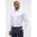 Reduzierte Weiße Unifarbene Langärmelige Eterna Kentkragen Hemden mit Kent-Kragen für Herren Übergrößen 