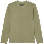 Reduzierte Olivgrüne Bestickte Langärmelige Marc O'Polo Nachhaltige T-Shirts aus Jersey für Herren Größe XL 