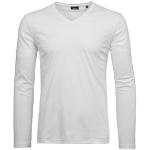 Weiße Langärmelige RAGMAN V-Ausschnitt V-Shirts für Herren Größe XXL 
