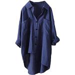 Hellblaue Rautenmuster Langärmelige Schulterfreie Kaschmir-Pullover aus Wolle für Damen Größe XXL für den für den Winter 