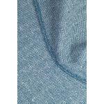 Blaue Karo Decken aus Wolle Handwäsche 130x220 