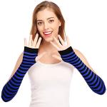 Bunte Elegante Fingerlose Handschuhe & Halbfinger-Handschuhe aus Acryl für Damen Einheitsgröße 