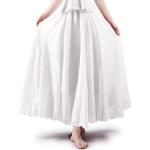 Reduzierte Weiße Boho Maxi Maxiröcke aus Baumwolle für Damen 