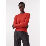 Rote Lanius Bio Nachhaltige Rundhals-Ausschnitt Rundhals-Pullover aus Baumwolle für Damen Größe S für den für den Herbst 