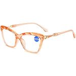 Orange Vollrand Brillen aus Kunststoff Blaulichtschutz für Herren 
