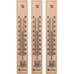 1x Thermometer 20cm Holz Wandthermometer Wand Außenthermometer Holzthermometer 