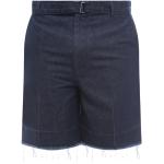 Reduzierte Blaue LANVIN Jeans-Bermudas mit Reißverschluss aus Denim für Herren für den für den Sommer 