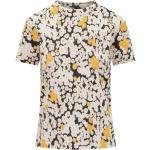 Reduzierte Bunte Bestickte Elegante Kurzärmelige LANVIN T-Shirts für Damen Größe S 
