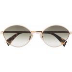 Goldene LANVIN Ovale Sonnenbrillen mit Sehstärke aus Metall für Damen 