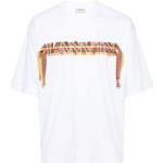 Weiße Elegante LANVIN T-Shirts aus Baumwolle für Herren Größe XL 