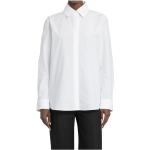 Reduzierte Weiße Langärmelige LANVIN Tunika-Blusen aus Baumwolle für Damen Größe XS 