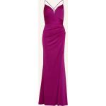 Rosa Elegante Laona Maxi Abendkleider rückenfrei aus Jersey enganliegend für Damen Größe S 