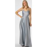 Hellblaue Elegante Laona Abendkleider A-Linie aus Satin für Damen Größe XS 