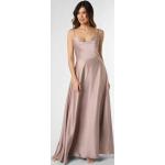Bunte Unifarbene Elegante Laona Abendkleider A-Linie aus Satin für Damen Größe M 