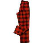 Reduzierte Schwarze Karo Pyjamahosen lang ohne Verschluss aus Baumwolle maschinenwaschbar für Herren Größe XXL 
