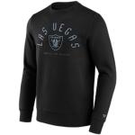 Schwarze Las Vegas Raiders Herrensweatshirts mit Las Vegas Motiv aus Baumwolle Größe 3 XL 