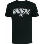 Schwarze Kurzärmelige Nike Essentials Las Vegas Raiders T-Shirts mit Las Vegas Motiv aus Baumwolle für Herren Größe XL 
