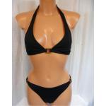 Schwarze LASCANA Neckholder-Bikinis aus Polyamid für Damen Größe XS 