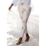 Weiße LASCANA Nachhaltige Ankle-Jeans aus Denim für Damen Größe XS 