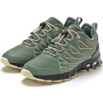 LASCANA ACTIVE Sneaker Outdoorschuh mit wasserabweisender Membran und elastischer Schnürung, grün, olivgrün-creme