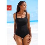 LASCANA Badeanzug, mit Raffungen und Shaping-Effekt schwarz Damen Badeanzug Badeanzüge Damenbademode