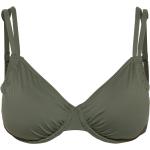 Olivgrüne LASCANA Bikini-Tops für Damen Größe S 