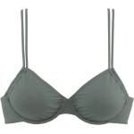Olivgrüne LASCANA Bikini-Tops für Damen 