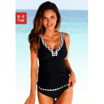 Bügel-Tankini LASCANA schwarz-weiß (schwarz, weiß) Damen Bikini-Sets Ocean Blue
