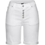 Weiße Jeans-Bermudas aus Denim für Damen Größe XS 