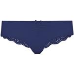Reduzierte Blaue LASCANA Bikinihosen & Bikinislips durchsichtig aus Microfaser für Damen Größe L 
