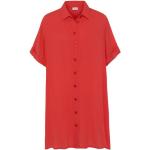 Rote Unifarbene Elegante Kurzärmelige LASCANA Mini Minikleider & kurze Kleider für Damen Größe XS für den für den Sommer 