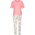 Pinke Blumenmuster LASCANA Damenschlafanzüge & Damenpyjamas Größe S 