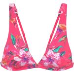 Pinke Blumenmuster LASCANA Bikini-Tops für Damen Größe S 
