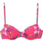 Pinke Blumenmuster LASCANA Bikini-Tops für Damen Größe S 