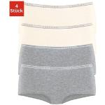 Panty LASCANA grau (grau, meliert, creme) Damen Unterhosen Spar-Sets