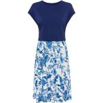 Bestickte Kurzärmelige LASCANA Rundhals-Ausschnitt Sommerkleider aus Jersey für Damen für den für den Sommer 