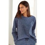 Reduzierte Blaue LASCANA Nachhaltige Damensweatshirts Größe XS für den für den Herbst 