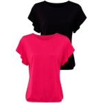 Schwarze LASCANA T-Shirts aus Jersey für Damen Größe XS 