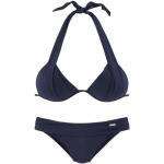 Marineblaue LASCANA Triangel-Bikinis für Damen 