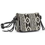 Schwarze Ethno LASCANA Vegane Mini-Bags mit Riemchen aus Textil für Damen 