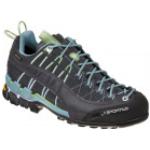 Anthrazitfarbene La Sportiva Hyper Gore Tex Outdoor Schuhe aus Kunstleder für Damen Größe 39,5 