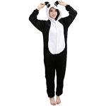 Reduzierte Schwarze Panda-Kostüme aus Flanell für Damen Größe XXL 