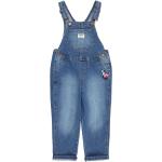 Reduzierte Blaue Bestickte OshKosh Jeans-Latzhosen für Kinder aus Denim für Mädchen Größe 110 