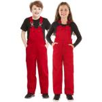Rote Bauarbeiter-Kostüme für Kinder 