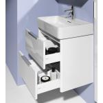 Silberne Laufen Waschbeckenunterschränke & Badunterschränke aus Aluminium mit Schublade Breite 0-50cm, Höhe 0-50cm, Tiefe 0-50cm 