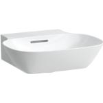 Weiße Laufen Handwaschbecken & Gäste-WC-Waschtische aus Keramik ohne Hahnloch 