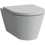 Laufen Kartell Wand-WC, Tiefspüler, spülrandlos, 545x370x355mm, H820337, Farbe: Grau matt - H8203377590001